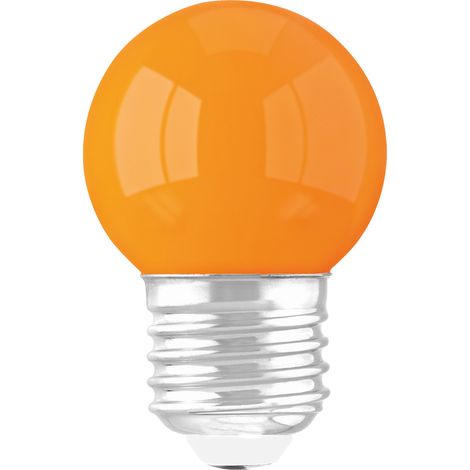 Ampoule DEL décorative sphérique E27 1W orange 59 lm ULKE Struhm (1/2)