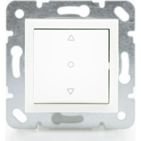 Commande volet roulant blanc – Mécanisme et bouton – Pour installation rapide sans tournevis – Normes NF et CE – Vi-Ko