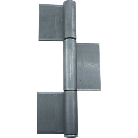Konstruktionsband 3-teilig 270 x 50 x 5 mm, Stahl blank