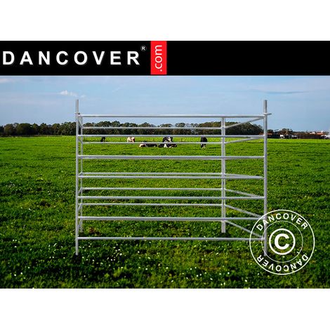 Animal enclosure, 1.5x1.22 m, 4 pcs., Silver - Dancover (1/2)