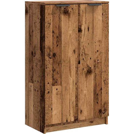 Maison Exclusive - Scarpiera Legno Antico 59x35x100,5 cm in Truciolato (1/5)
