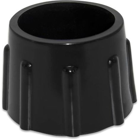 Lot de 4 Embouts de Protection de Sol en Caoutchouc synthétique antidérapants pour Meubles Ronds Diamètre 35 mm, 3,5 cm, Noir (1/5)