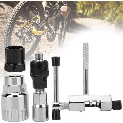 Kit de Réparation Vélo Tout-Terrain - Extracteur de Pédalier, Coupe-Chaîne et Démonte-Axe Moyeu (1/5)
