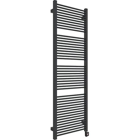 Scaldasalviette elettrico nero 735mm di altezza e 430mm di larghezza - 400 Watt - MIK735/430E8N