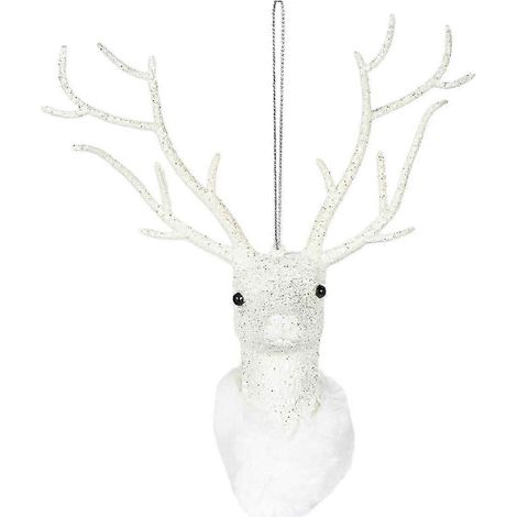 Décoration de sapin de Noël, ornement de sapin de Noël, cadeau de Noël, tête de cerf (1/5)