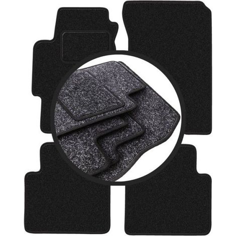 Tapis De Voiture - Polypropylène - Pour Honda Accord VI Break Berline Type-R 1997-2002 - Anthracite - Lot De 4 (1/5)