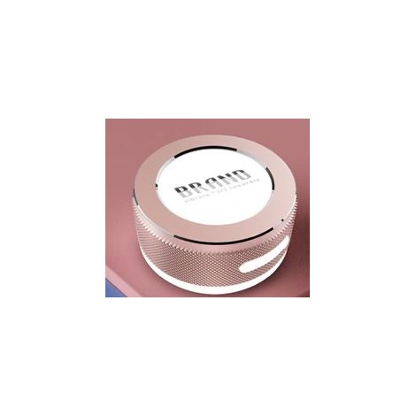 Enceinte Bluetooth (rose) avec vibration par conduction osseuse, attraction magnétique et son surround. (1/5)