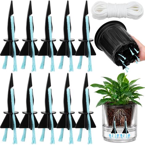 10er-Pack automatische Sprinkler – 3,3 m Füllmenge – Pflanzenbewässerungssystem mit Kapillardocht (1/5)