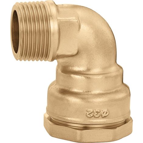 Raccord coudé mâle 3/4" (20/27) DECA laiton tube PE Ø25 - Sferaco (1/3)