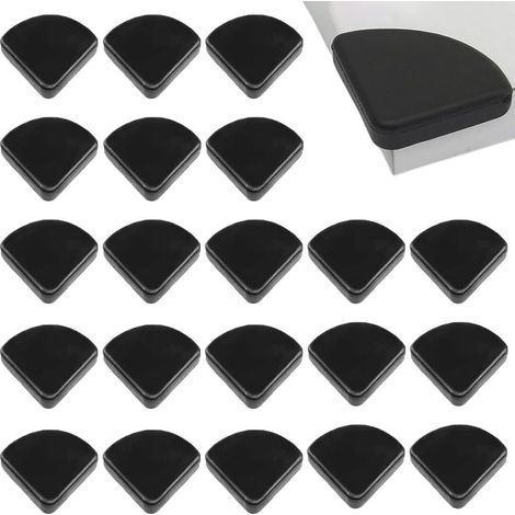 50 Pièces Coin De Table Protection Bebe, Protection Coin De Table, Coin De Table, Protection Angle Meuble, Protege Coin De Table (Noir) (1/5)