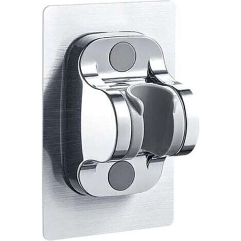 Support pommeau de douche Angle Réglable 12cm Panneau Surdimensionné Adhésif Fort (1/4)