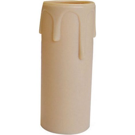 Candela E14 TIBELEC, plastica, beige TIBELEC