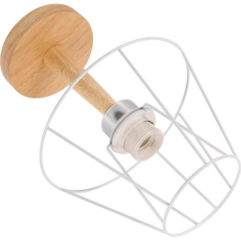MAGICLULU Lampe de Table DIY Fer et Bois Base Support Inclus (1/5)