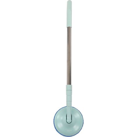 Brosse de nettoyage électrique sans fil à essorage rotatif 8,5 W 5 V 2 A, rechargeable par USB, étanche et rétractable, pour le nettoyage des vitres de voiture (bleue). (1/5)