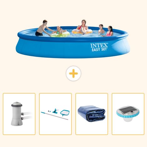 Intex Piscine Easy Set Ronde - 457x84 cm - 5-pièces S305 (1/5)