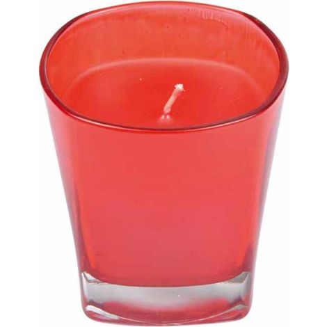 Bougie Parfumée Verre "Essentiel" 7cm Fraise (1/2)