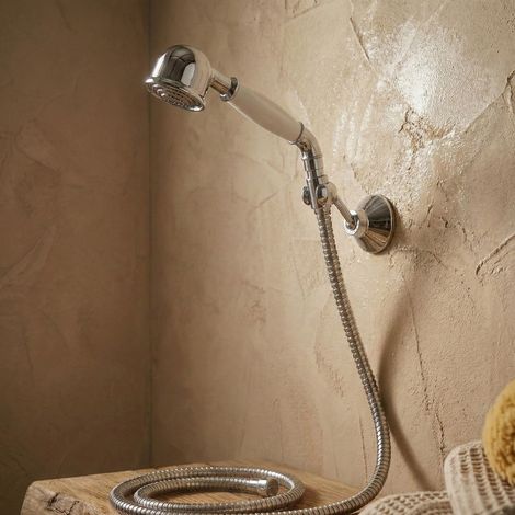 Ensemble de douche rétro nostalgique PaulGurkes avec pomme de douche et flexible (1/5)