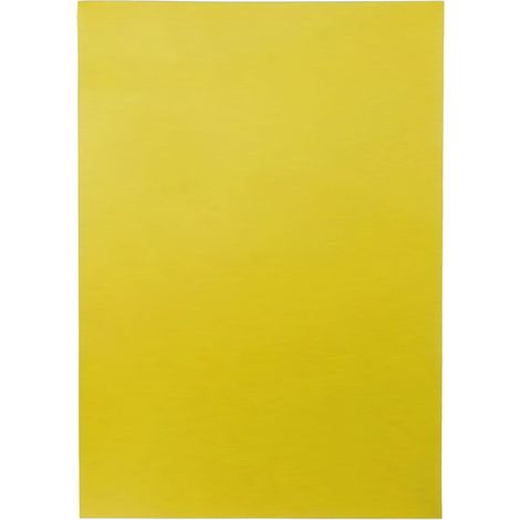 PrimeMatik - Affiche étiquette magnétique flexible jaune A4 avec aimant (1/5)