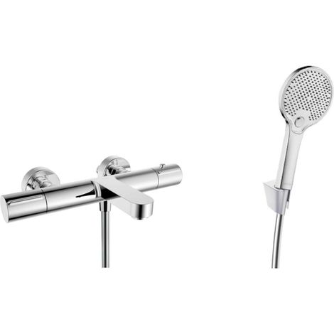 kielle Oudee - Mitigeur thermostatique de baignoire avec accessoires EcoSpare, chrome 10302SNT110 (1/5)
