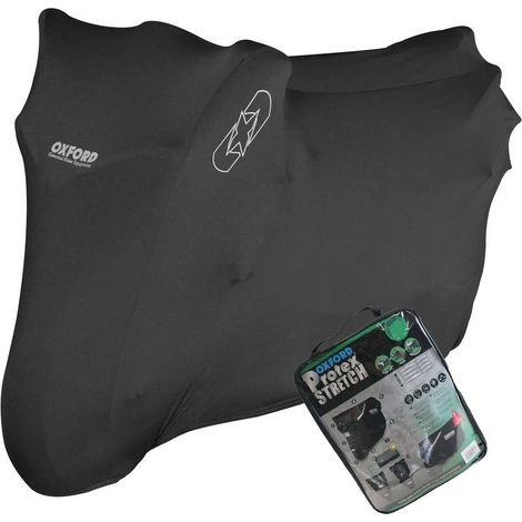 OXFORD PROTEX STRETCH INDOOR CV1 WASSERDICHTE ABDECKUNG FÜR DEN INNENBEREICH, SCHWARZ, GRÖSSE XL