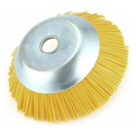 Unkrautbürste aus Nylon für Motorsense – Gartengerät – Freischneiderkopf – Innenloch 25,4 mm