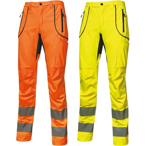 U-Power Ren in softshell Gut sichtbare Arbeitshose - 44 (EU) - Orange