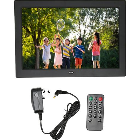 Cadre photo numérique 10.1 pouces écran IPS HD 1080P vidéo musique calendrier minuterie marche/arrêt automatique cadre électronique photo 100‑240V prise AU (1/5)