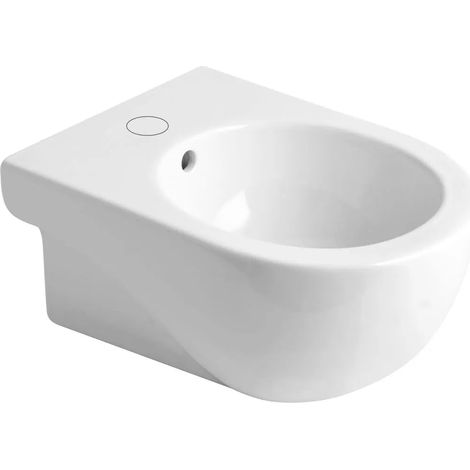 Bidet Nuvola mini sospeso salvaspazio cm 46x35 bianco lucido di (1/4)