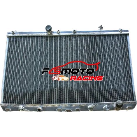 Radiador de aluminio, compatible con sedanes medianos de 1997 a 2001, motor 5S-FE de 2.2L y 4 cilindros, montaje delantero, pieza original OEM 1909, construcción duradera. (1/5)