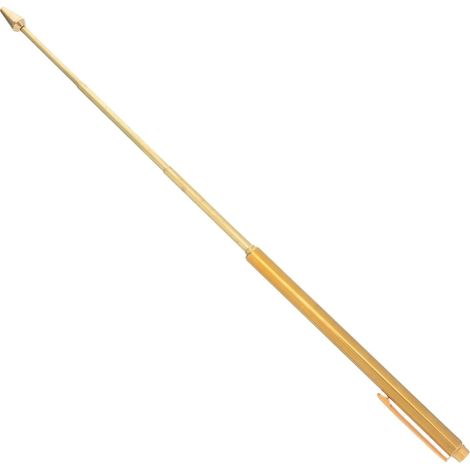 Baguette de sourcier pliable en cuivre 56 cm (22 pouces) pour la détection des courants d'eau et (1/5)
