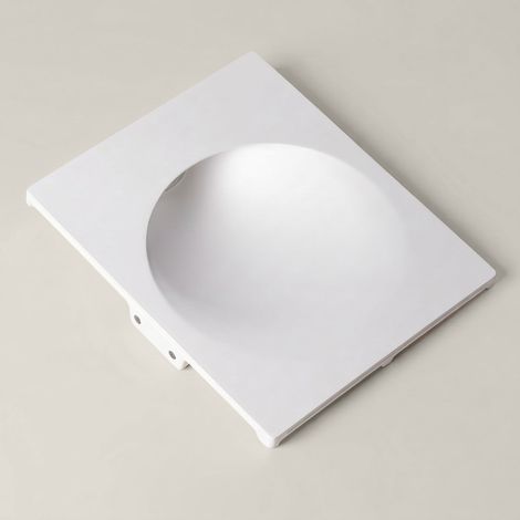 Aplique de Pared Integración Escayola/Pladur para Bombilla LED GU10 / GU5.3 Corte 353x293 mm Blanco
