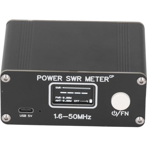 Compteur ROE numérique HF 150W 1,6-50MHz pour radioamateur, onde stationnaire SWR-mètre, adapté FM AM CW SSB, mesure de puissance shortwave (1/5)