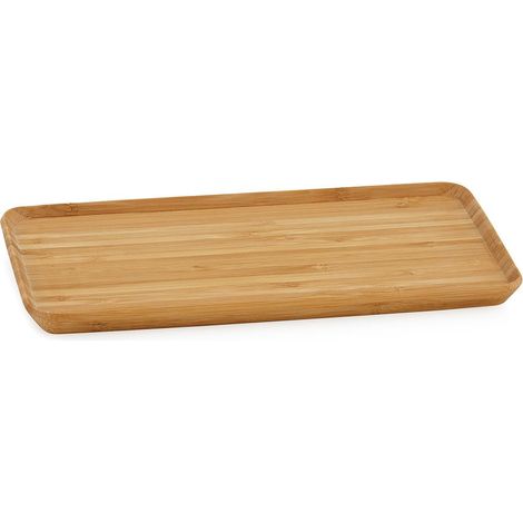 Bandeja de madera de bambú 27x15x1,5cm ax70063 andrea house (1/2)