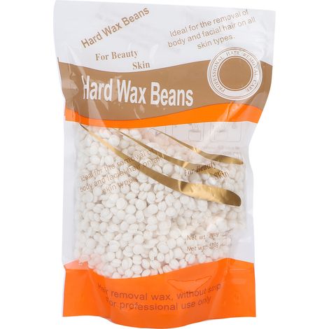 300g lait cire dépilatoire haricot visage corps poils fins point fusion bas blanc laiteux (1/5)