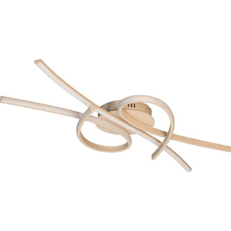 [NEUWERTIG] B-Ware FISCHER & HONSEL Deckenlampe Biba LED Leuchte dimmbar CCT creme 100x44cm Licht (1/2)