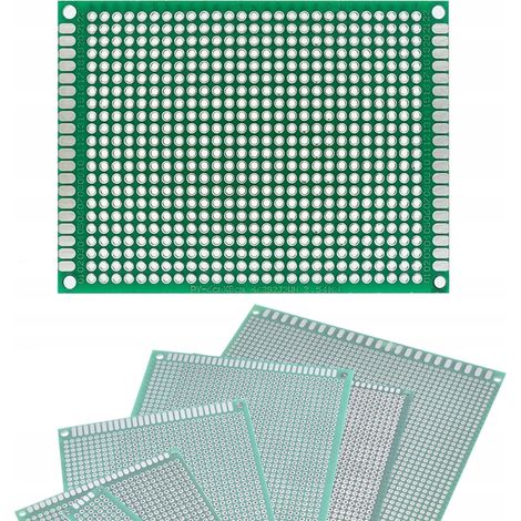Doppelseitige Universal-Prototyp-Leiterplatte 60 x 80 mm (grün)