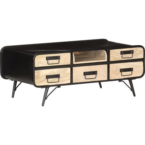 Table basse 100x50x40 cm Bois de manguier massif