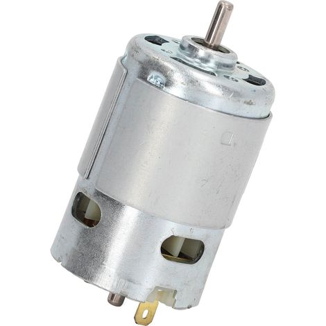 Gleichstrommotor 24 V, 10000 U/min, Rechts-/Linkslauf, schnelle Wärmeableitung, Mini-Hochgeschwindigkeitsmotor für Entsafter und Bohrmaschinen, mit Pleuelstange und Bohrfutter. (1/5)