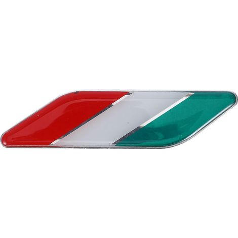 Autocollant de voiture Drapeau italien, autocollant anti-rayures pour vitre de voiture et décoration (1/4)