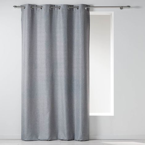 Rideau a oeillets Newtons 140x260cm Gris