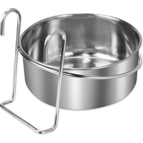 Hängender Futter- und Wassernapf für Hunde und Katzen – Stabiler und langlebiger Edelstahl, geeignet für Käfige – Hängender Wassernapf (1/5)