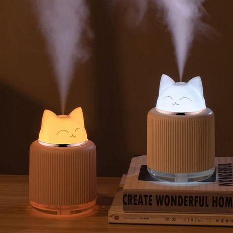 Mini umidificatore per la cameretta dei bambini - Generatore di vapore alimentato tramite USB con illuminazione a LED e spegnimento automatico (1/5)