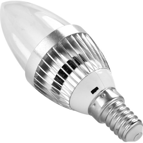 E14/E12 3W RGB LED Farbwechsel-Kerzenlampe mit Fernbedienungsset E14 (1/5)