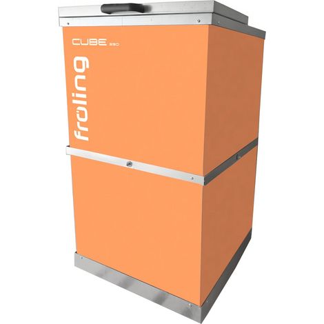 Fröling Contenitore di stoccaggio pellet CUBE330 Capacità 330 kg L690xP690xA1230mm, 13980