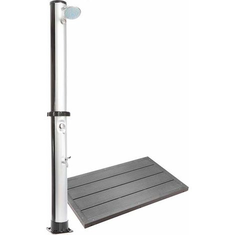 Douche 35 litres Solaire Pour Piscines, Campings, Avec plancher. (1/5)