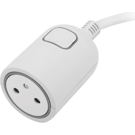 Thomson – Rallonge Easyeject 3 m blanc – Puissance 3680W – Fiche extra plate pour espaces confinés – Extraction automatique sans effort (1/5)