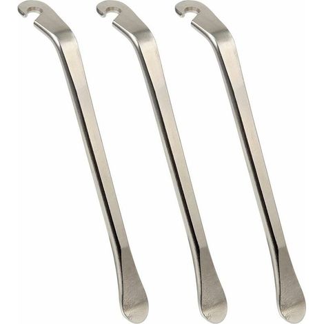 Juego de 3 herramientas de reparación de neumáticos de bicicleta de metal, de alta calidad y muy populares. (1/5)