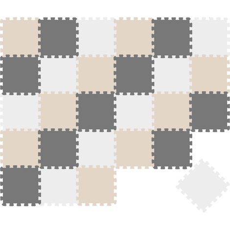 27 Pièces Tapis de Sol Bébé - 30x30 Dalles en Mousse EVA - Carrés Puzzle Enfant (1/5)
