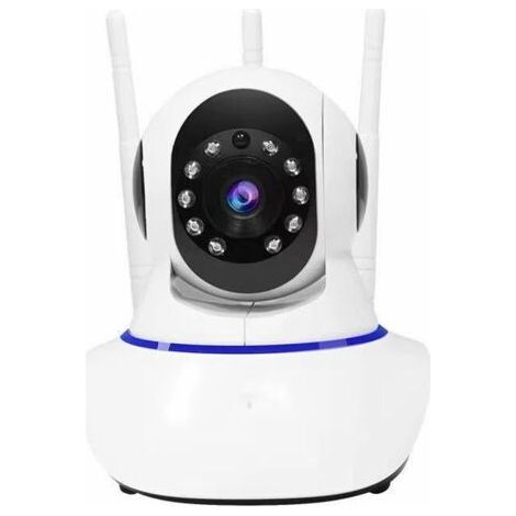 Caméra Surveillance Vidéosurveillance WiFi Vision Nocturne HD 1080P pour BéBé/Animal pour La SéCurité à La Maison (1/5)