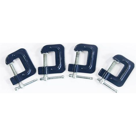 Multirex – Lot de 4 mini serres joints métal – Ouverture maxi 12 mm – Pour modélisme et travaux minutieux – Précision et maniabilité